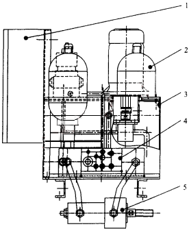 Structure and design of hydraulic drive device for fast closing butterfly valve