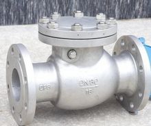 Check valve installation and performance
